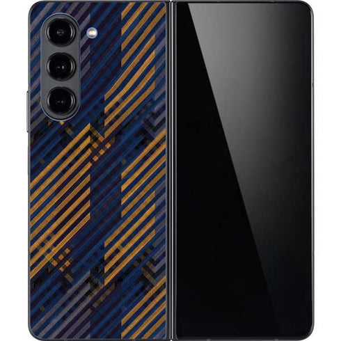 Retro Fall Pattern Galaxy Z Fold5 5G Skin